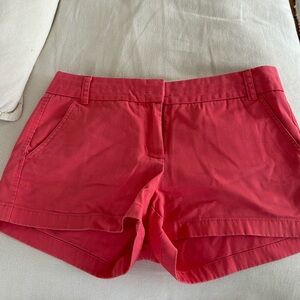 J Crew cotton chino shorts.